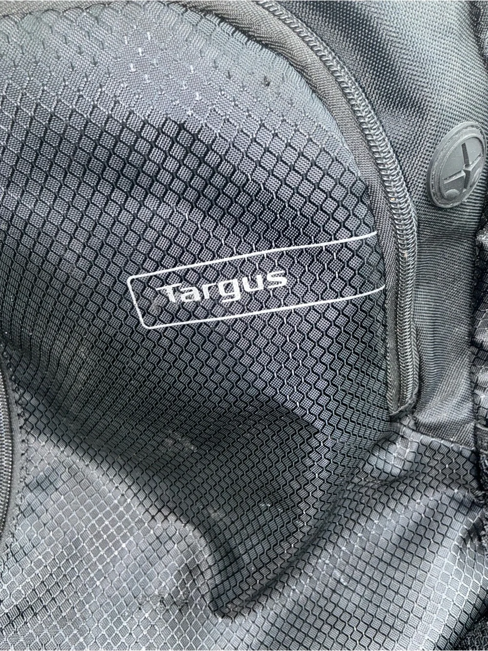 Targus Black and Gray Men's Laptop Backpack